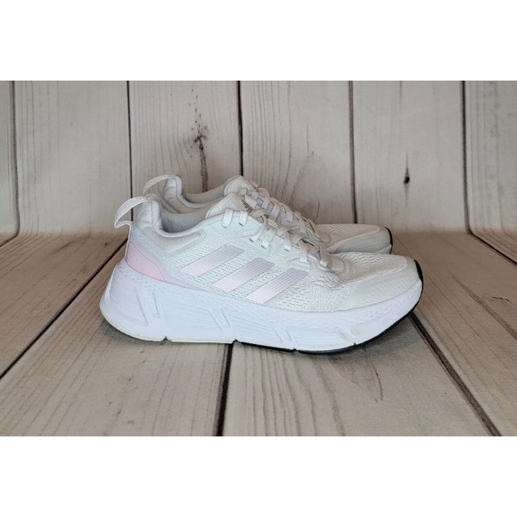 Adidas Womens Size 8.5 M White Questar Bounce CloudFoam Running Shoes - Picture 2 of 13